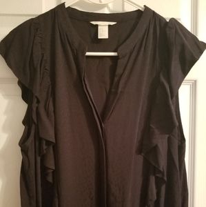 NWOT Navy textured ankle dress